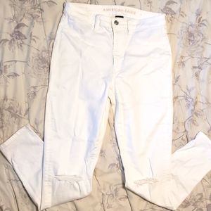 American Eagle, high waisted, super stretch, jeans
